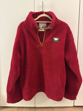 Dairy Boy Quarter-Zip Fleece - Red